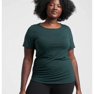 Universal Standard Mia Easy Tee  Forest Green